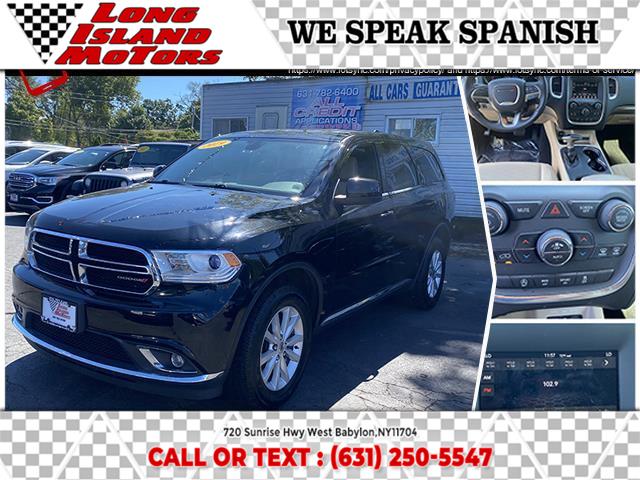 2019 Dodge Durango SXT AWD, available for sale in West Babylon, New York | Long Island Motors. West Babylon, New York 2019 Dodge Durango SXT AWD, available for sale in West Babylon, New York | Long Island Motors. West Babylon, New York