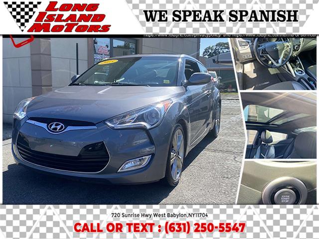 2016 Hyundai Veloster 3dr Cpe Auto, available for sale in West Babylon, New York | Long Island Motors. West Babylon, New York