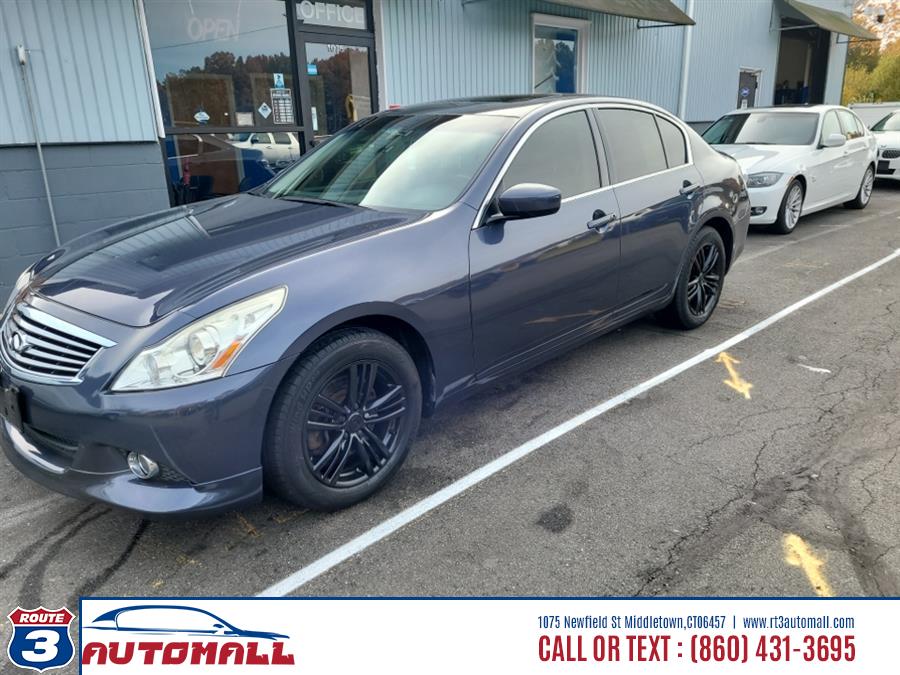 2013 Infiniti G37 Sedan 4dr x AWD, available for sale in Middletown, Connecticut | RT 3 AUTO MALL LLC. Middletown, Connecticut