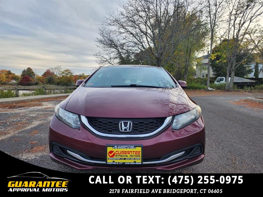 Used Honda Civic LX 4dr Sedan 5A 2013 | Guarantee Approval Motors. Bridgeport, Connecticut