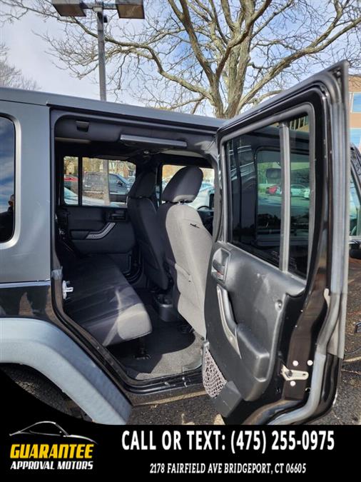 2016 Jeep Wrangler Unlimited Sport S 4x4 4dr SUV, available for sale in Bridgeport, Connecticut | Guarantee Approval Motors. Bridgeport, Connecticut 2016 Jeep Wrangler Unlimited Sport S 4x4 4dr SUV, available for sale in Bridgeport, Connecticut | Guarantee Approval Motors. Bridgeport, Connecticut