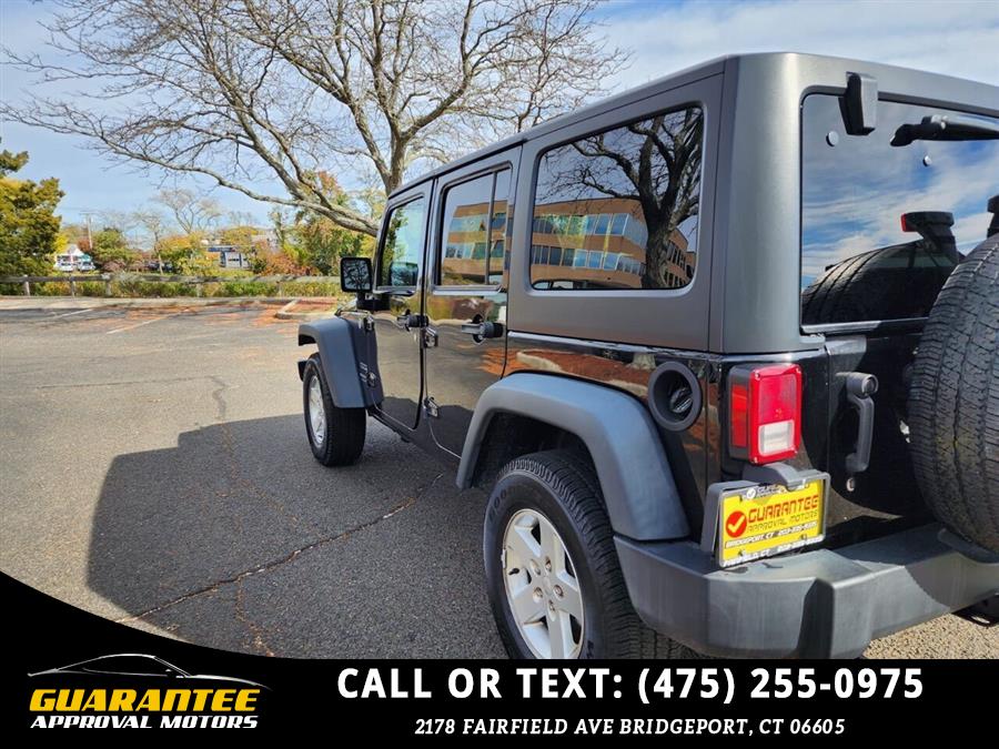 2016 Jeep Wrangler Unlimited Sport S 4x4 4dr SUV, available for sale in Bridgeport, Connecticut | Guarantee Approval Motors. Bridgeport, Connecticut 2016 Jeep Wrangler Unlimited Sport S 4x4 4dr SUV, available for sale in Bridgeport, Connecticut | Guarantee Approval Motors. Bridgeport, Connecticut