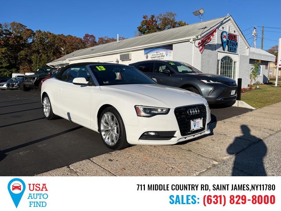 2013 Audi A5 2dr Cabriolet Auto quattro 2.0T Premium, available for sale in Saint James, New York | USA Auto Find. Saint James, New York