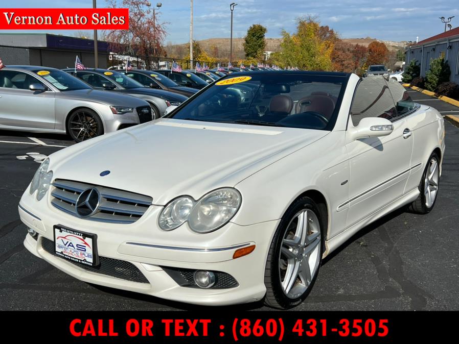 2009 Mercedes-Benz CLK-Class 2dr Cabriolet 3.5L, available for sale in Manchester, Connecticut | Vernon Auto Sale & Service. Manchester, Connecticut