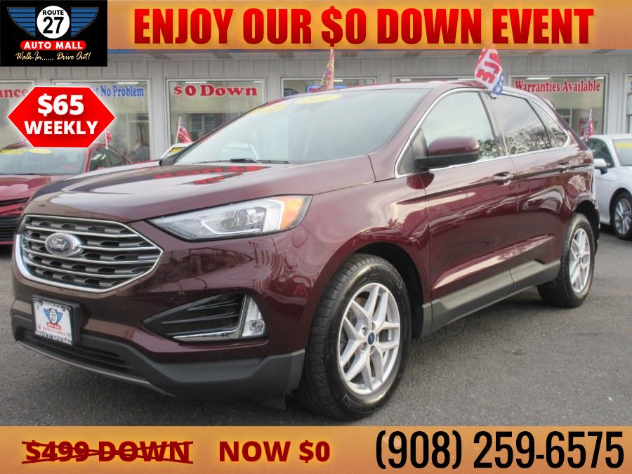 Used Ford Edge SEL AWD 2021 | Route 27 Auto Mall. Linden, New Jersey