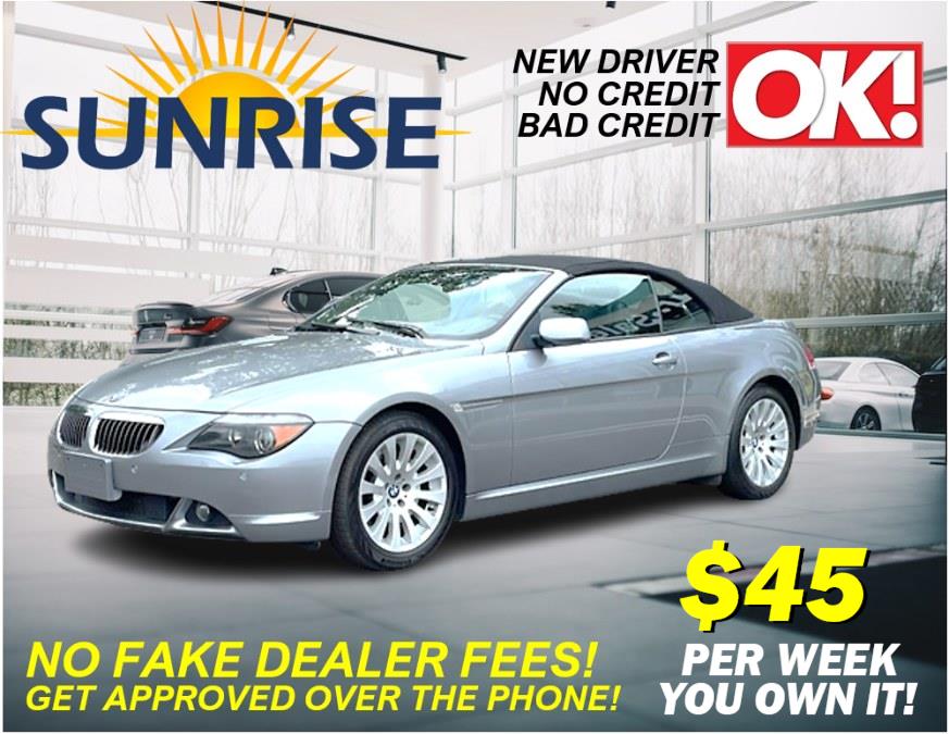 2004 BMW 6 Series 645Ci Convertible NO ACCIDENTS! 77K MILES!, available for sale in Elmont, New York | Sunrise of Elmont. Elmont, New York