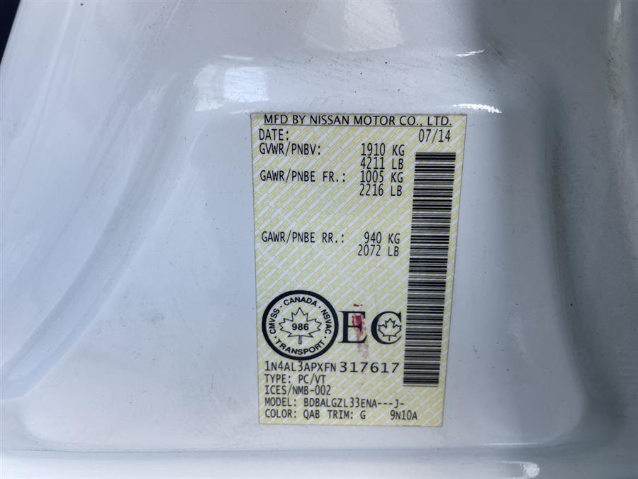 2015 Nissan Altima 4dr Sdn I4 2.5 SV, available for sale in Elida, Ohio | Josh's All Under Ten LLC. Elida, Ohio 2015 Nissan Altima 4dr Sdn I4 2.5 SV, available for sale in Elida, Ohio | Josh's All Under Ten LLC. Elida, Ohio