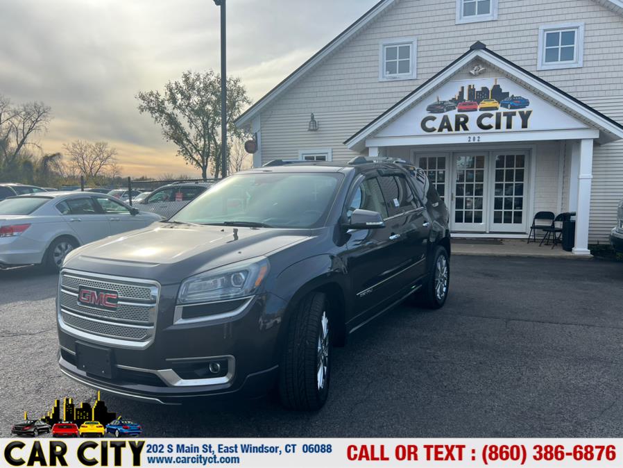 2015 GMC Acadia AWD 4dr Denali, available for sale in East Windsor, Connecticut | Car City LLC. East Windsor, Connecticut