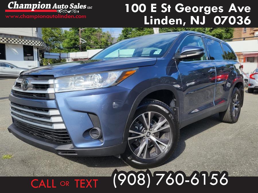 2019 Toyota Highlander LE Plus V6 AWD (Natl), available for sale in Linden, New Jersey | Champion Auto Sales. Linden, New Jersey