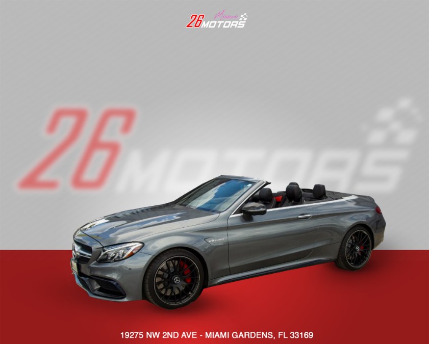 2018 Mercedes-Benz C-Class AMG C 63 S Cabriolet, available for sale in Miami, Florida | 26 Motors Miami. Miami, Florida 2018 Mercedes-Benz C-Class AMG C 63 S Cabriolet, available for sale in Miami, Florida | 26 Motors Miami. Miami, Florida
