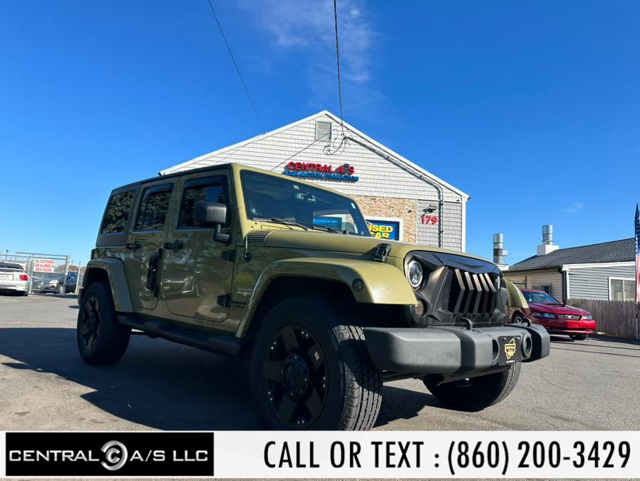 2013 Jeep Wrangler Unlimited 4WD 4dr Sahara, available for sale in East Windsor, Connecticut | Central A/S LLC. East Windsor, Connecticut 2013 Jeep Wrangler Unlimited 4WD 4dr Sahara, available for sale in East Windsor, Connecticut | Central A/S LLC. East Windsor, Connecticut