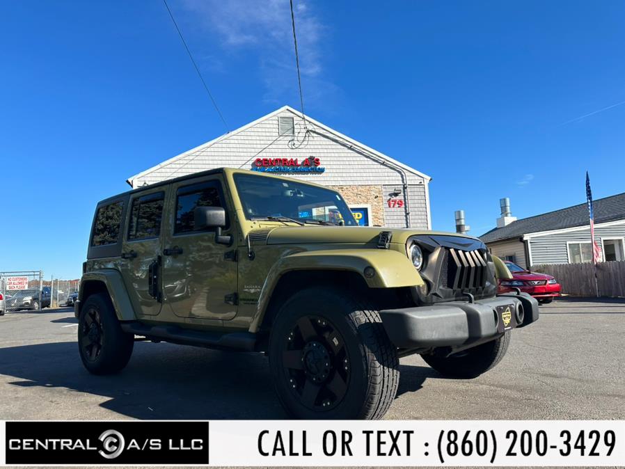 2013 Jeep Wrangler Unlimited 4WD 4dr Sahara, available for sale in East Windsor, Connecticut | Central A/S LLC. East Windsor, Connecticut 2013 Jeep Wrangler Unlimited 4WD 4dr Sahara, available for sale in East Windsor, Connecticut | Central A/S LLC. East Windsor, Connecticut