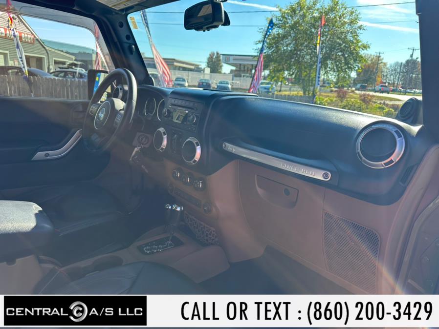 2013 Jeep Wrangler Unlimited 4WD 4dr Sahara, available for sale in East Windsor, Connecticut | Central A/S LLC. East Windsor, Connecticut 2013 Jeep Wrangler Unlimited 4WD 4dr Sahara, available for sale in East Windsor, Connecticut | Central A/S LLC. East Windsor, Connecticut
