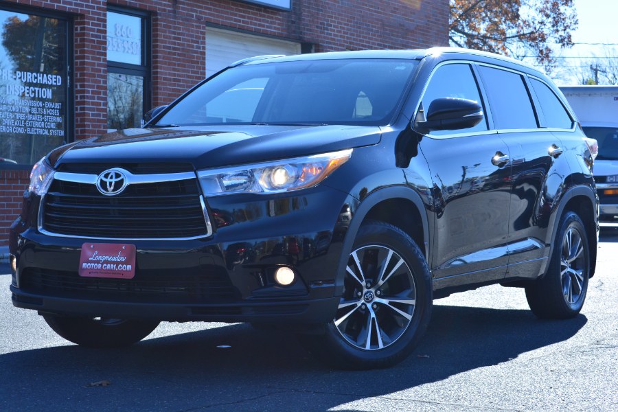 2016 Toyota Highlander AWD 4dr V6 XLE (Natl), available for sale in ENFIELD, Connecticut | Longmeadow Motor Cars. ENFIELD, Connecticut