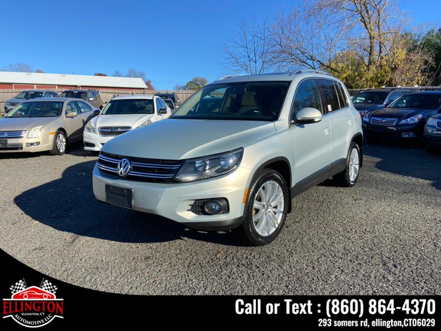 2013 Volkswagen Tiguan 4WD 4dr Auto SE w/Sunroof & Nav, available for sale in Ellington, Connecticut | Ellington Automotive LLC. Ellington, Connecticut