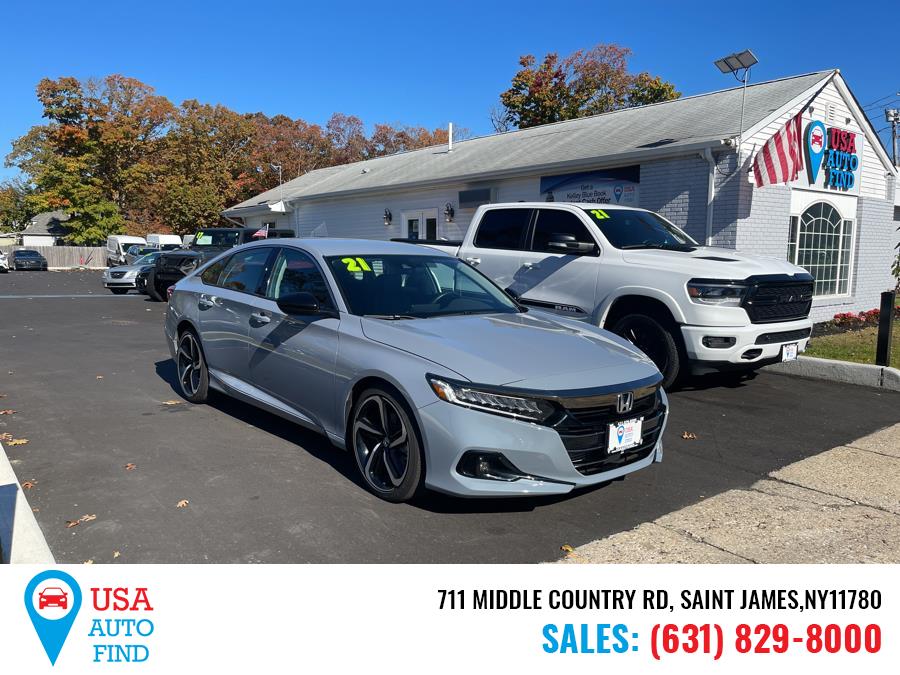 Used Honda Accord Sedan Sport SE 1.5T CVT 2021 | USA Auto Find. Saint James, New York