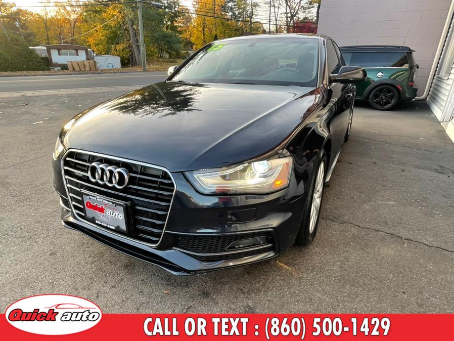2015 Audi A4 4dr Sdn Auto quattro 2.0T Premium, available for sale in Bristol, Connecticut | Quick Auto LLC. Bristol, Connecticut 2015 Audi A4 4dr Sdn Auto quattro 2.0T Premium, available for sale in Bristol, Connecticut | Quick Auto LLC. Bristol, Connecticut
