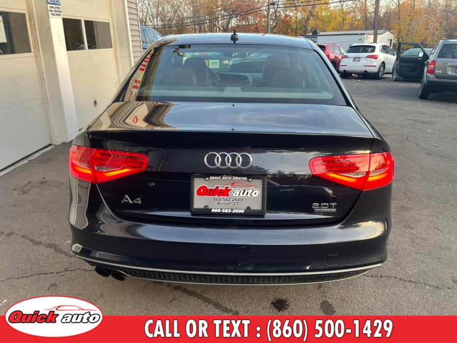 2015 Audi A4 4dr Sdn Auto quattro 2.0T Premium, available for sale in Bristol, Connecticut | Quick Auto LLC. Bristol, Connecticut 2015 Audi A4 4dr Sdn Auto quattro 2.0T Premium, available for sale in Bristol, Connecticut | Quick Auto LLC. Bristol, Connecticut