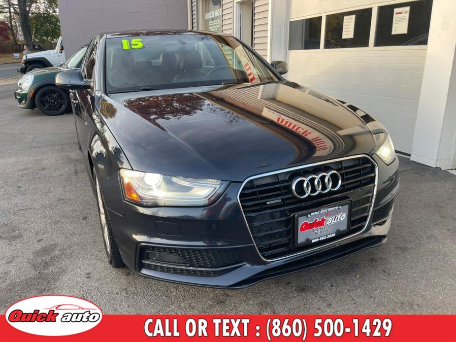 2015 Audi A4 4dr Sdn Auto quattro 2.0T Premium, available for sale in Bristol, Connecticut | Quick Auto LLC. Bristol, Connecticut 2015 Audi A4 4dr Sdn Auto quattro 2.0T Premium, available for sale in Bristol, Connecticut | Quick Auto LLC. Bristol, Connecticut