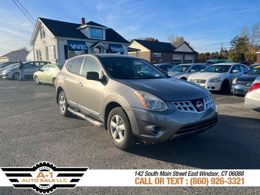 2012 Nissan Rogue FWD 4dr S, available for sale in East Windsor, Connecticut | A1 Auto Sale LLC. East Windsor, Connecticut