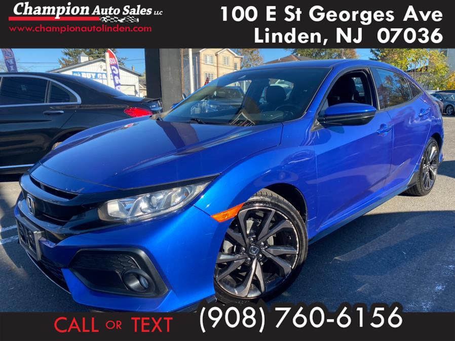 Used Honda Civic Hatchback Sport CVT 2019 | Champion Used Auto Sales. Linden, New Jersey