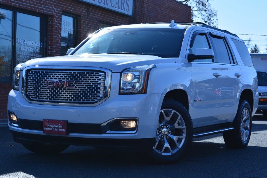 2018 GMC Yukon 4WD 4dr SLT, available for sale in ENFIELD, Connecticut | Longmeadow Motor Cars. ENFIELD, Connecticut