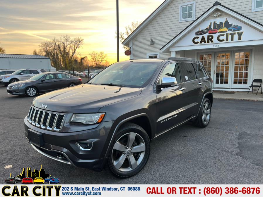 2014 Jeep Grand Cherokee 4WD 4dr Overland, available for sale in East Windsor, Connecticut | Car City LLC. East Windsor, Connecticut