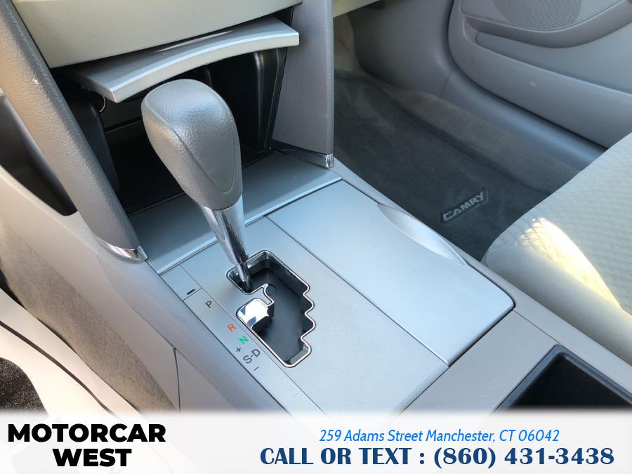 2009 Toyota Camry 4dr Sdn V6 Auto LE, available for sale in Manchester, Connecticut | Motorcar West. Manchester, Connecticut 2009 Toyota Camry 4dr Sdn V6 Auto LE, available for sale in Manchester, Connecticut | Motorcar West. Manchester, Connecticut