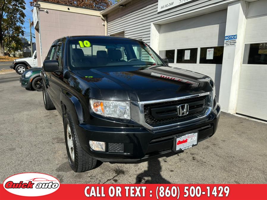2010 Honda Ridgeline 4WD Crew Cab RT, available for sale in Bristol, Connecticut | Quick Auto LLC. Bristol, Connecticut