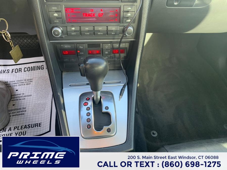 2007 Audi A4 2007 4dr Sdn CVT 2.0T FrontTrak, available for sale in East Windsor, Connecticut | Prime Wheels. East Windsor, Connecticut 2007 Audi A4 2007 4dr Sdn CVT 2.0T FrontTrak, available for sale in East Windsor, Connecticut | Prime Wheels. East Windsor, Connecticut