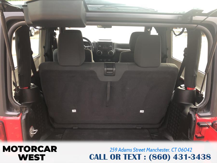 2012 Jeep Wrangler 4WD 2dr Sport, available for sale in Manchester, Connecticut | Motorcar West. Manchester, Connecticut 2012 Jeep Wrangler 4WD 2dr Sport, available for sale in Manchester, Connecticut | Motorcar West. Manchester, Connecticut