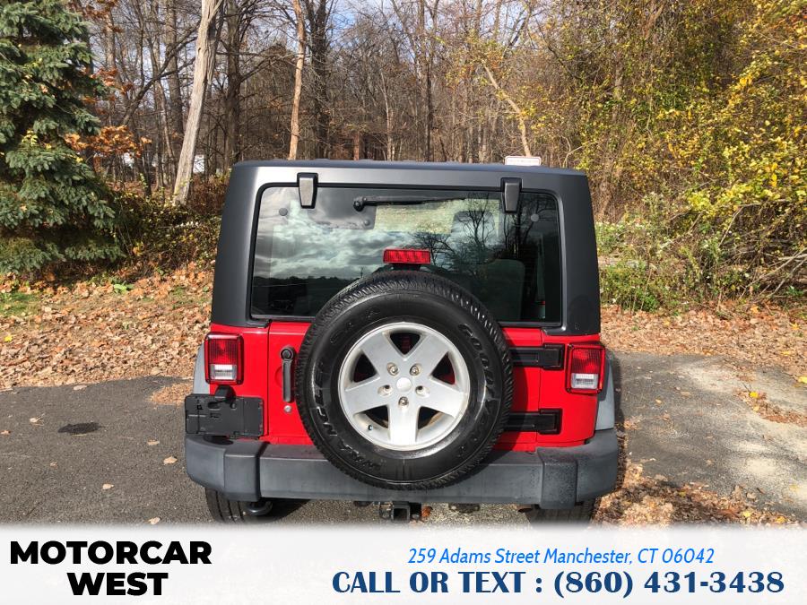 2012 Jeep Wrangler 4WD 2dr Sport, available for sale in Manchester, Connecticut | Motorcar West. Manchester, Connecticut 2012 Jeep Wrangler 4WD 2dr Sport, available for sale in Manchester, Connecticut | Motorcar West. Manchester, Connecticut