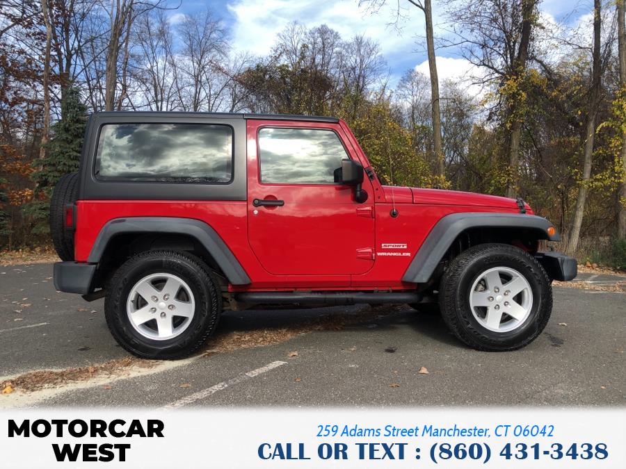 2012 Jeep Wrangler 4WD 2dr Sport, available for sale in Manchester, Connecticut | Motorcar West. Manchester, Connecticut 2012 Jeep Wrangler 4WD 2dr Sport, available for sale in Manchester, Connecticut | Motorcar West. Manchester, Connecticut