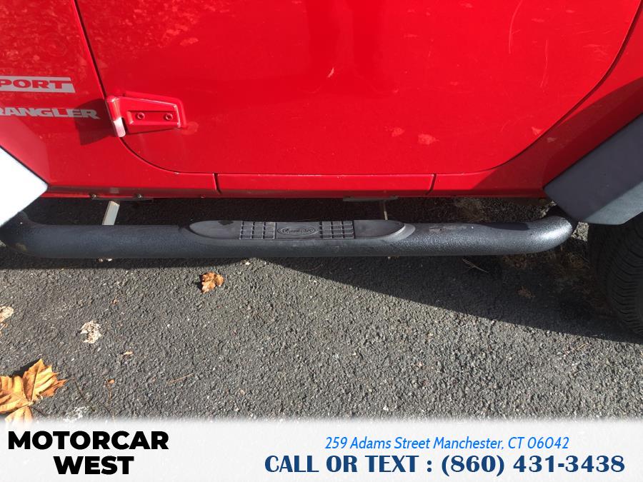 2012 Jeep Wrangler 4WD 2dr Sport, available for sale in Manchester, Connecticut | Motorcar West. Manchester, Connecticut 2012 Jeep Wrangler 4WD 2dr Sport, available for sale in Manchester, Connecticut | Motorcar West. Manchester, Connecticut