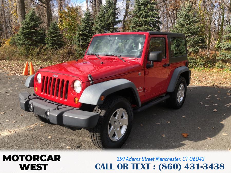 2012 Jeep Wrangler 4WD 2dr Sport, available for sale in Manchester, Connecticut | Motorcar West. Manchester, Connecticut 2012 Jeep Wrangler 4WD 2dr Sport, available for sale in Manchester, Connecticut | Motorcar West. Manchester, Connecticut