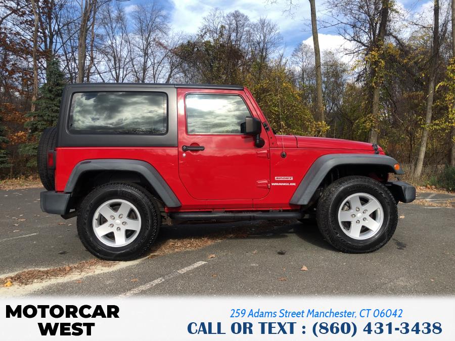 2012 Jeep Wrangler 4WD 2dr Sport, available for sale in Manchester, Connecticut | Motorcar West. Manchester, Connecticut 2012 Jeep Wrangler 4WD 2dr Sport, available for sale in Manchester, Connecticut | Motorcar West. Manchester, Connecticut