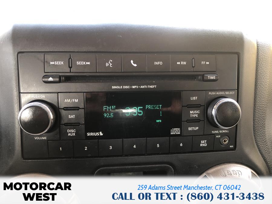 2012 Jeep Wrangler 4WD 2dr Sport, available for sale in Manchester, Connecticut | Motorcar West. Manchester, Connecticut 2012 Jeep Wrangler 4WD 2dr Sport, available for sale in Manchester, Connecticut | Motorcar West. Manchester, Connecticut