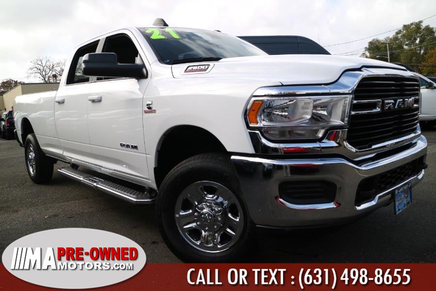 2021 Ram 2500 DIESEL 8" bed Big Horn 4x4 Crew Cab 8'' Box, available for sale in Huntington Station, New York | M & A Motors. Huntington Station, New York 2021 Ram 2500 DIESEL 8" bed Big Horn 4x4 Crew Cab 8'' Box, available for sale in Huntington Station, New York | M & A Motors. Huntington Station, New York