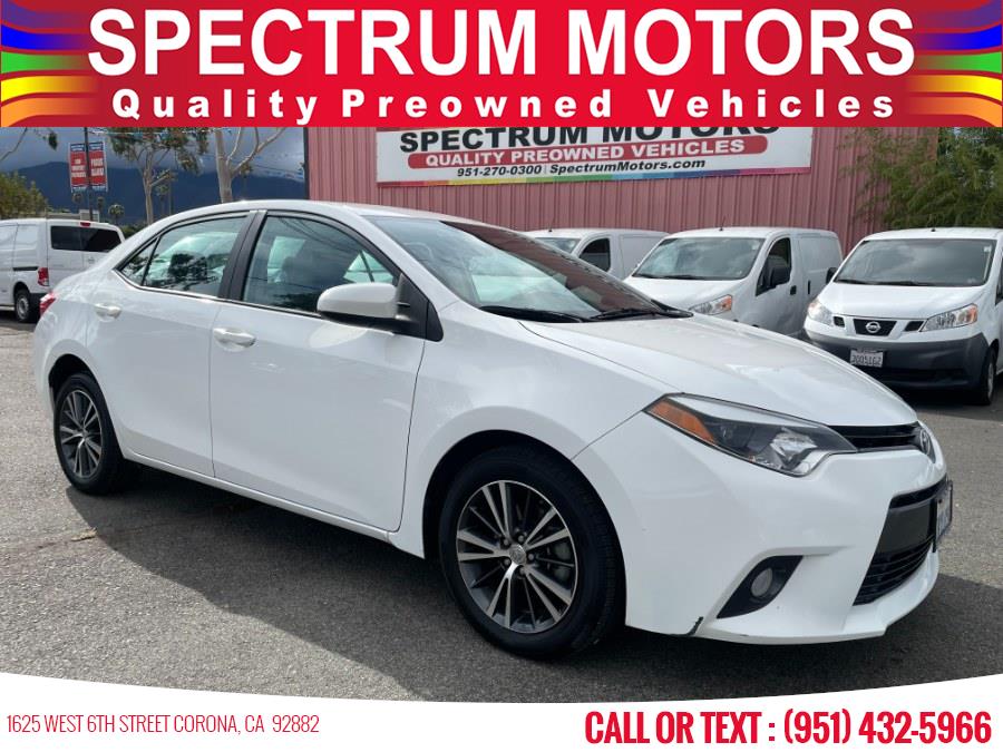 Used Toyota Corolla 4dr Sdn CVT LE Plus (Natl) 2016 | Spectrum Motors. Corona, California Used Toyota Corolla 4dr Sdn CVT LE Plus (Natl) 2016 | Spectrum Motors. Corona, California