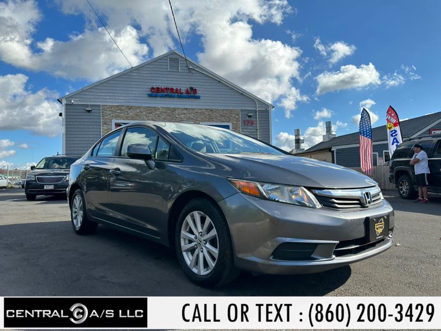 2012 Honda Civic Sdn 4dr Auto EX, available for sale in East Windsor, Connecticut | Central A/S LLC. East Windsor, Connecticut