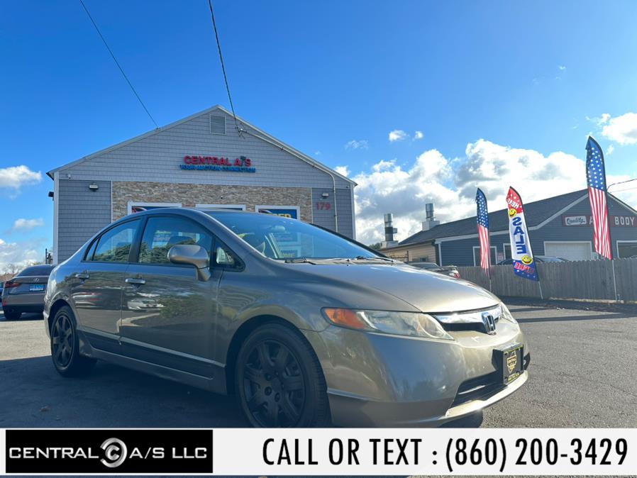 Used Honda Civic Sdn 4dr Auto LX 2008 | Central A/S LLC. East Windsor, Connecticut Used Honda Civic Sdn 4dr Auto LX 2008 | Central A/S LLC. East Windsor, Connecticut