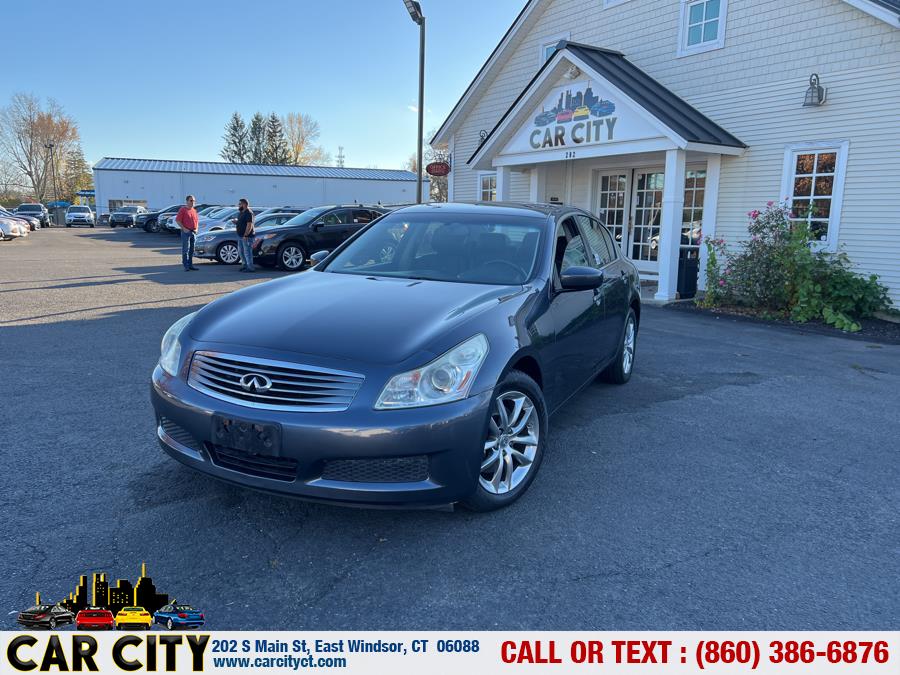 2009 INFINITI G37 Sedan 4dr x AWD, available for sale in East Windsor, Connecticut | Car City LLC. East Windsor, Connecticut