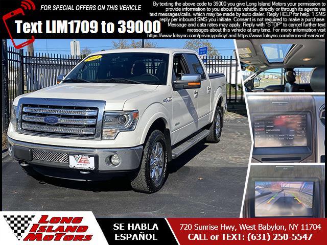 Used Ford F-150 4WD SuperCrew 145" Lariat 2013 | Long Island Car Loan. Babylon, New York Used Ford F-150 4WD SuperCrew 145" Lariat 2013 | Long Island Car Loan. Babylon, New York