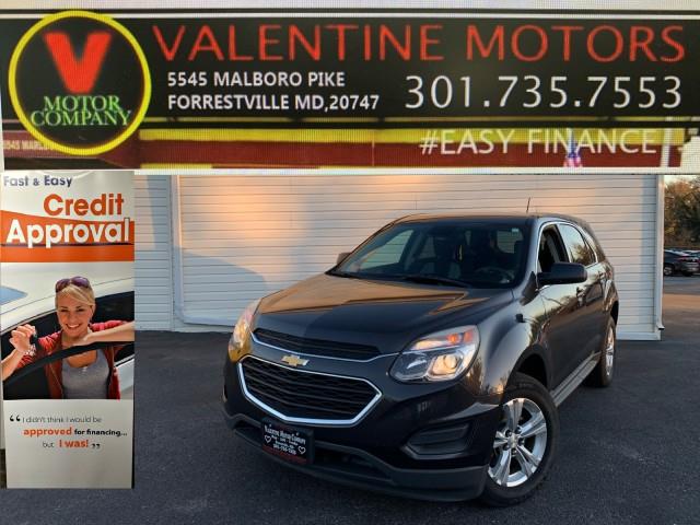 2016 Chevrolet Equinox LS, available for sale in Forestville, Maryland | Valentine Motor Company. Forestville, Maryland