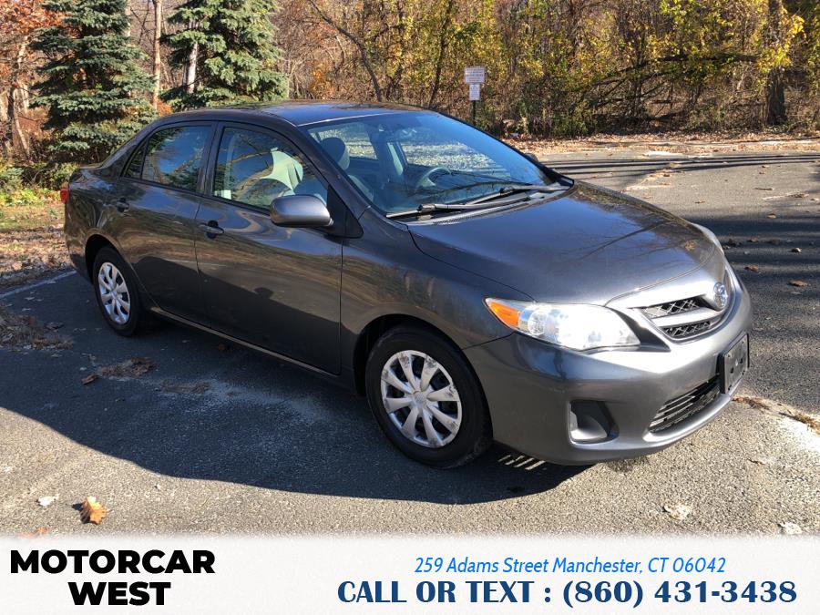 2012 Toyota Corolla 4dr Sdn Auto LE (Natl), available for sale in Manchester, Connecticut | Motorcar West. Manchester, Connecticut 2012 Toyota Corolla 4dr Sdn Auto LE (Natl), available for sale in Manchester, Connecticut | Motorcar West. Manchester, Connecticut