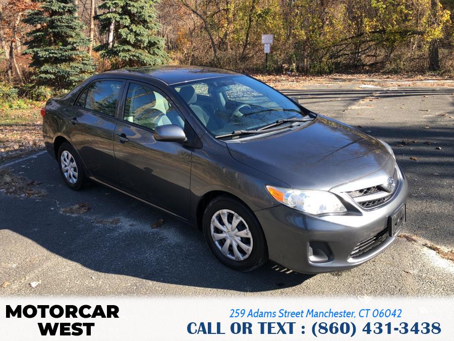 2012 Toyota Corolla 4dr Sdn Auto LE (Natl), available for sale in Manchester, Connecticut | Motorcar West. Manchester, Connecticut 2012 Toyota Corolla 4dr Sdn Auto LE (Natl), available for sale in Manchester, Connecticut | Motorcar West. Manchester, Connecticut