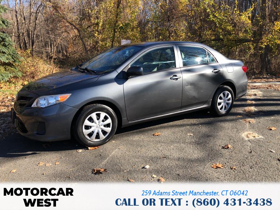 2012 Toyota Corolla 4dr Sdn Auto LE (Natl), available for sale in Manchester, Connecticut | Motorcar West. Manchester, Connecticut 2012 Toyota Corolla 4dr Sdn Auto LE (Natl), available for sale in Manchester, Connecticut | Motorcar West. Manchester, Connecticut