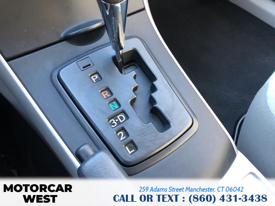 2012 Toyota Corolla 4dr Sdn Auto LE (Natl), available for sale in Manchester, Connecticut | Motorcar West. Manchester, Connecticut 2012 Toyota Corolla 4dr Sdn Auto LE (Natl), available for sale in Manchester, Connecticut | Motorcar West. Manchester, Connecticut