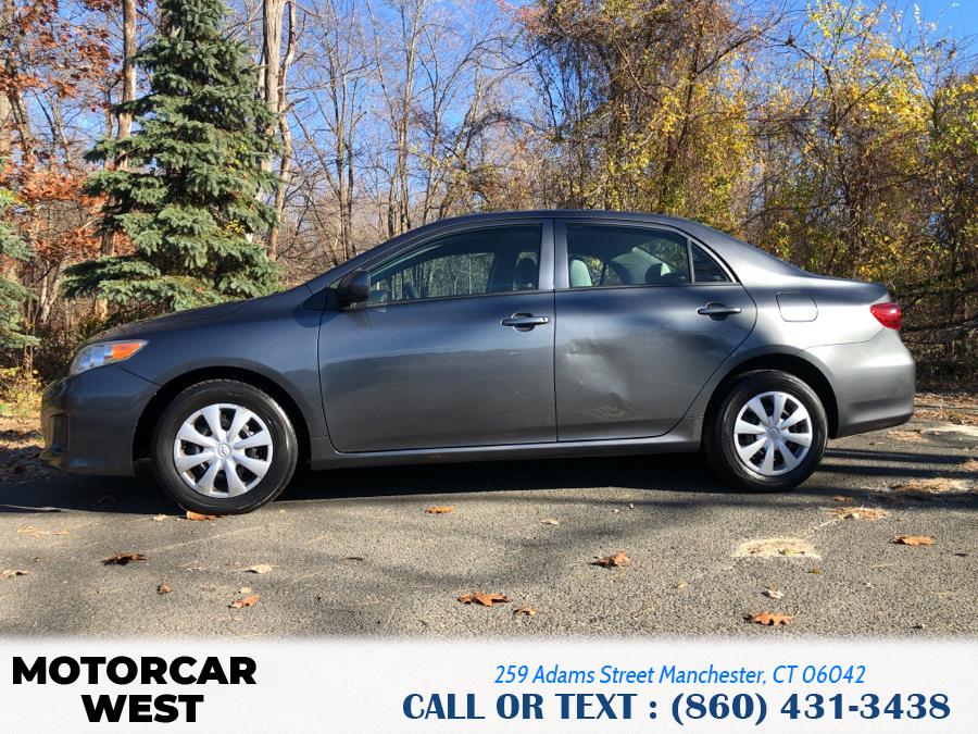 2012 Toyota Corolla 4dr Sdn Auto LE (Natl), available for sale in Manchester, Connecticut | Motorcar West. Manchester, Connecticut