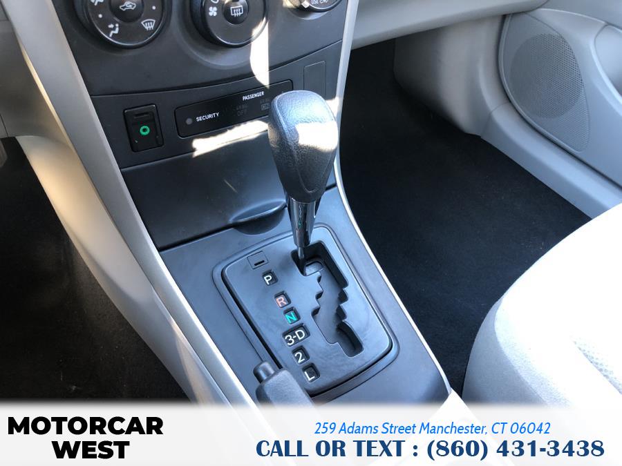 2012 Toyota Corolla 4dr Sdn Auto LE (Natl), available for sale in Manchester, Connecticut | Motorcar West. Manchester, Connecticut 2012 Toyota Corolla 4dr Sdn Auto LE (Natl), available for sale in Manchester, Connecticut | Motorcar West. Manchester, Connecticut